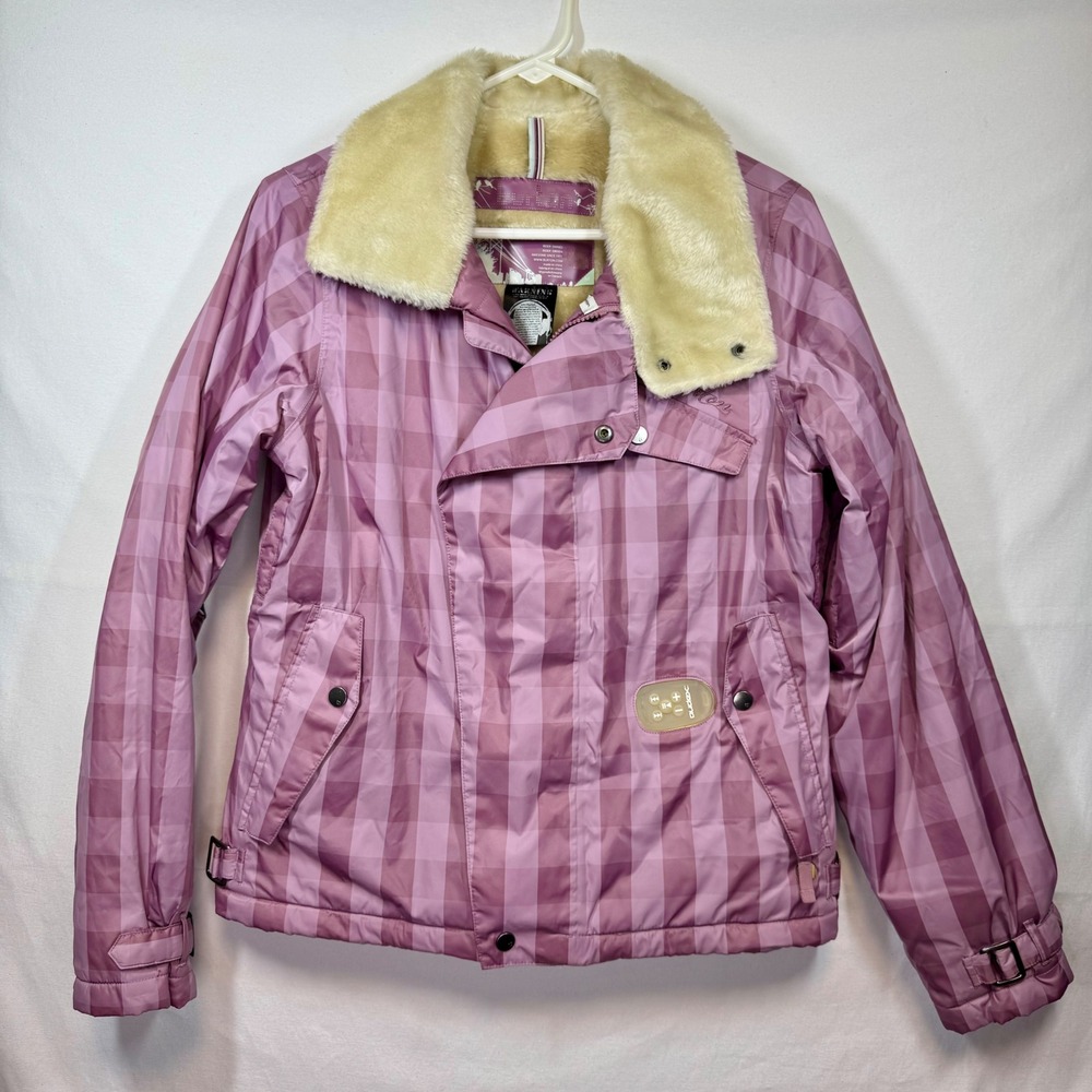 Burton Dutchess Insulated Jacket Faux Fur Collar Audex Control Women's Sz Medium